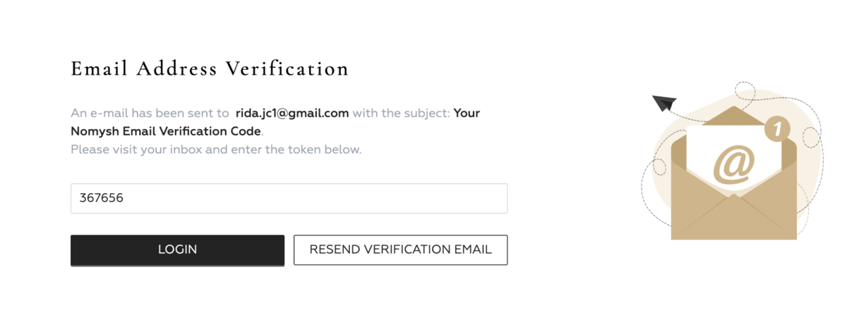 verify email