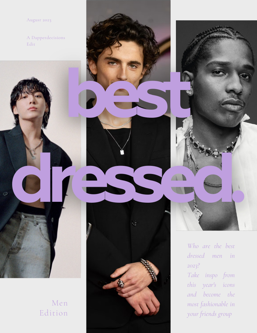 Best Dressed Men