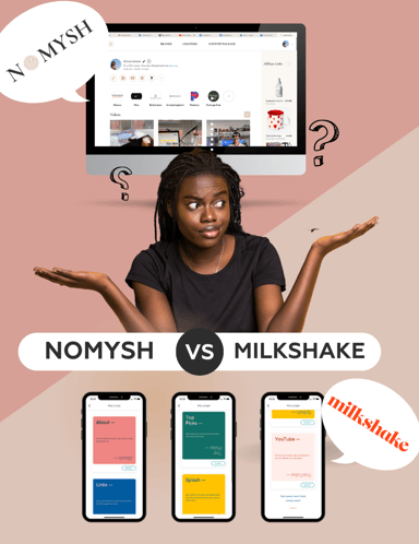 Nomysh vs. Milkshake: Which is the Better Platform for Link Showcasing?