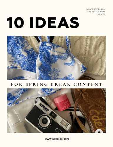 Ready to Spring into Action? Check Out These 10 Creative Content Ideas for Social Media and TikTok Creators!